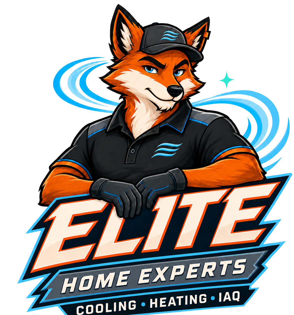 Elite Home Experts fox mascot
